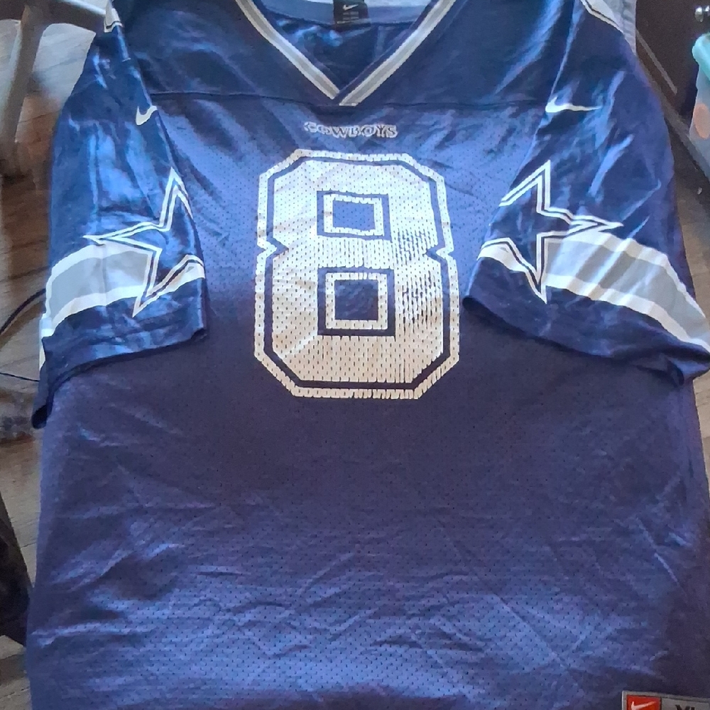 Nike Navy Blue Football Jersey with Number 8